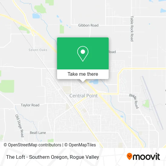 The Loft - Southern Oregon map