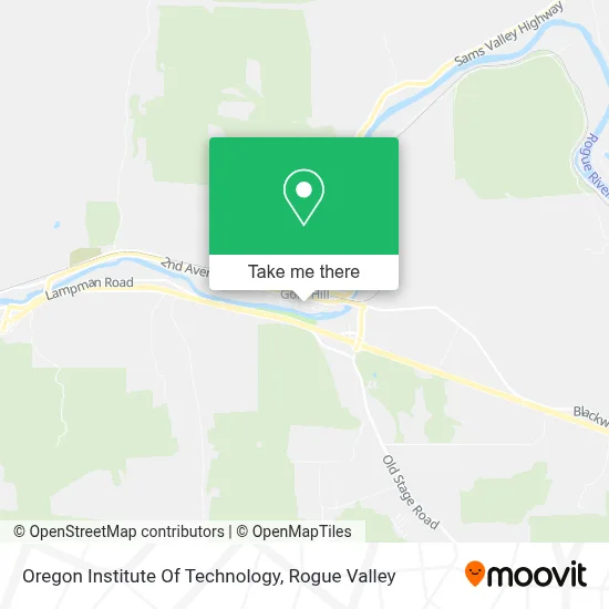 Oregon Institute Of Technology map