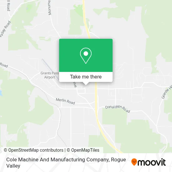 Cole Machine And Manufacturing Company map