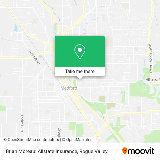 Brian Moreau: Allstate Insurance map