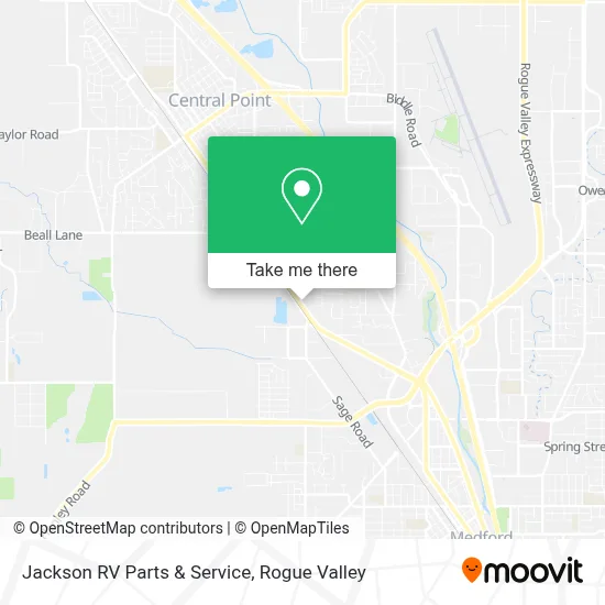Jackson RV Parts & Service map