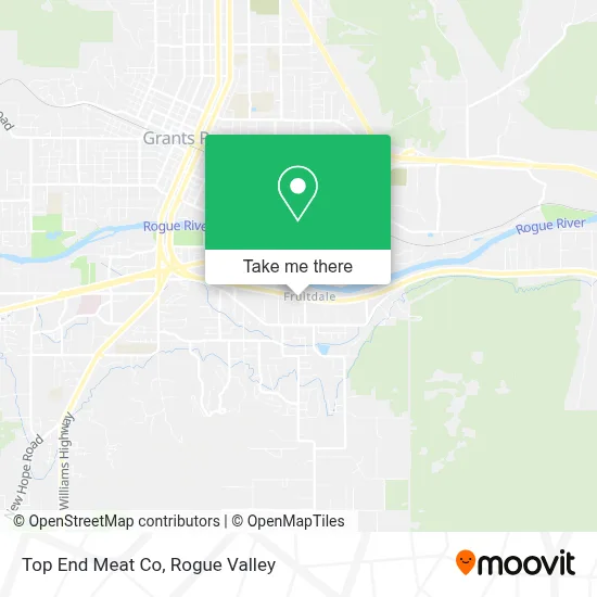 Top End Meat Co map