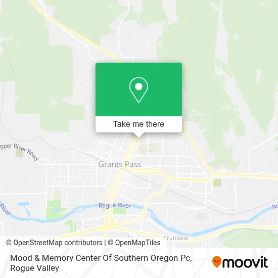Mood & Memory Center Of Southern Oregon Pc map