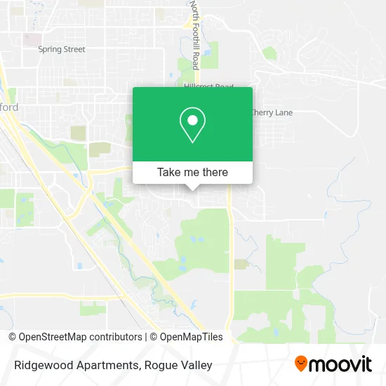 Ridgewood Apartments map