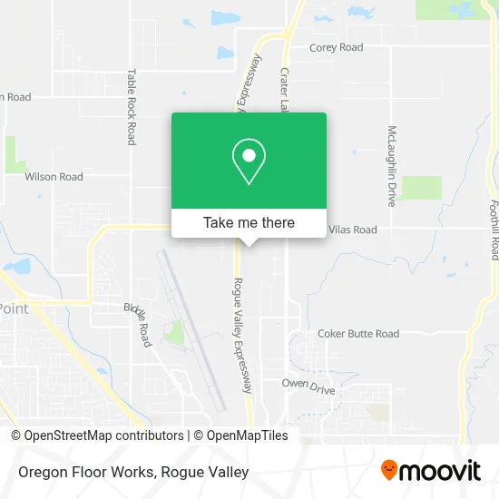 Oregon Floor Works map