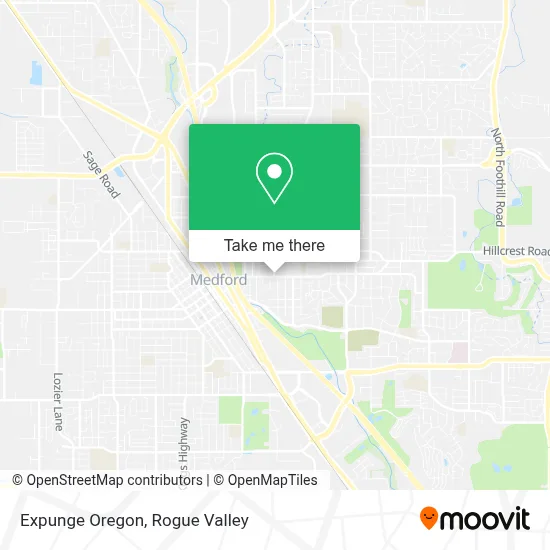 Expunge Oregon map