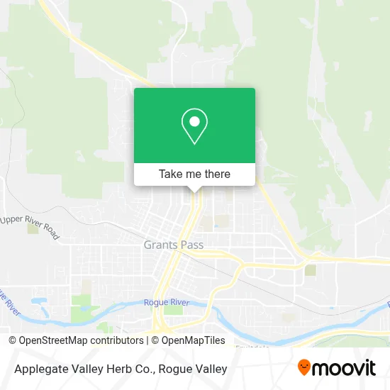 Applegate Valley Herb Co. map