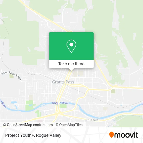 Project Youth+ map