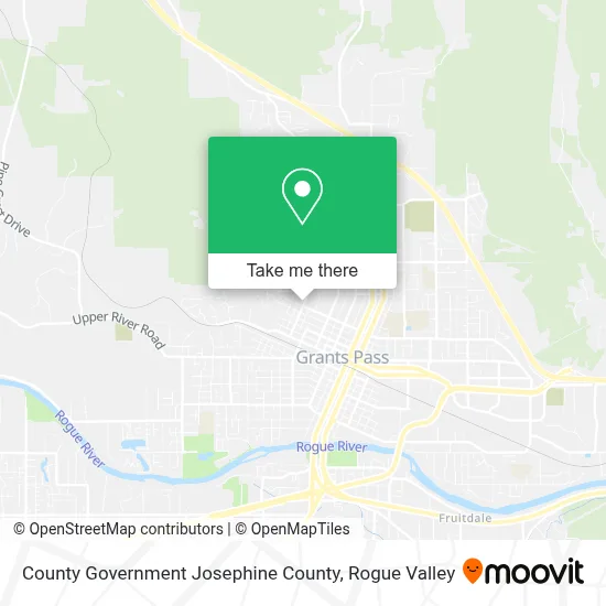 County Government Josephine County map