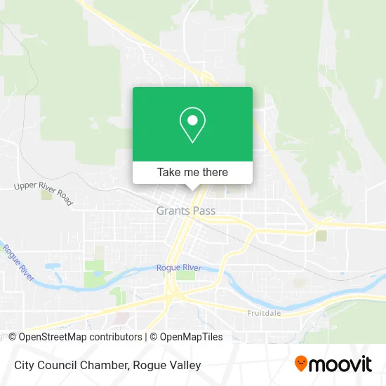 City Council Chamber map