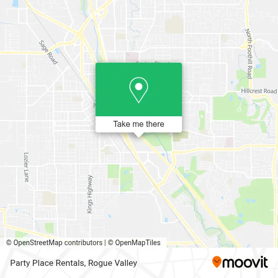 Party Place Rentals map