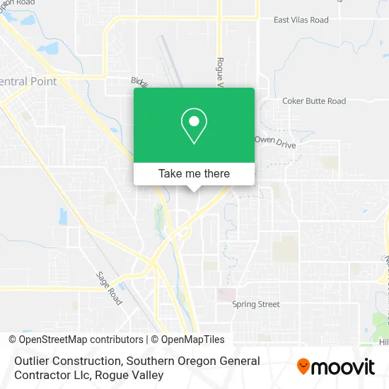 Outlier Construction, Southern Oregon General Contractor Llc map