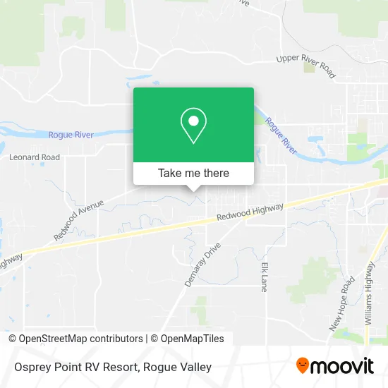 Osprey Point RV Resort map