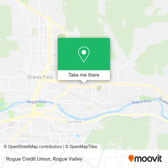 Rogue Credit Union map
