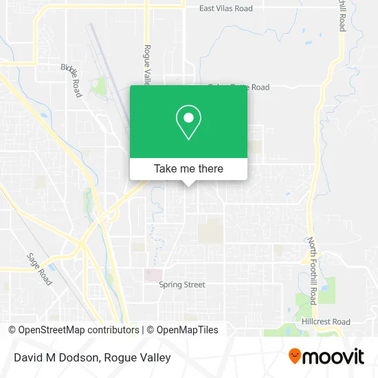 David M Dodson map