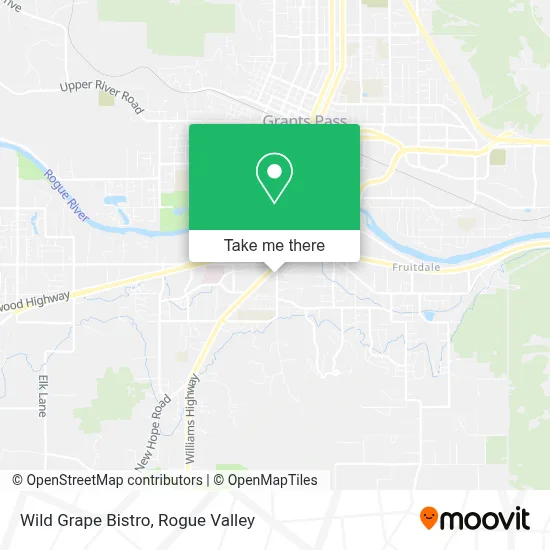 Wild Grape Bistro map