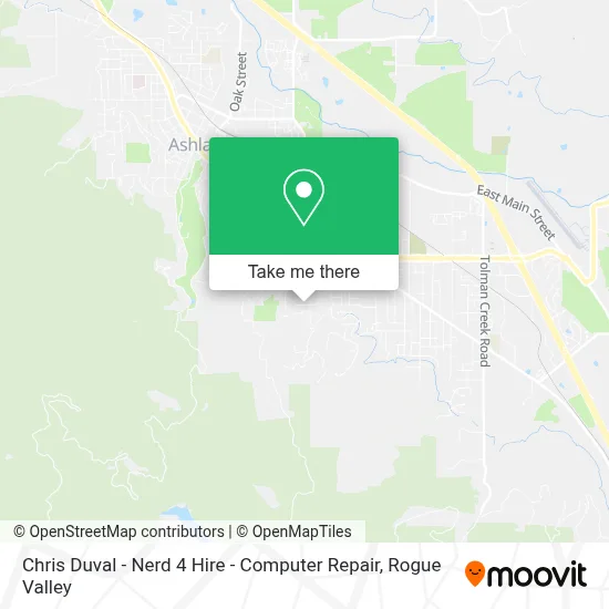 Chris Duval - Nerd 4 Hire - Computer Repair map