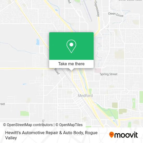 Hewitt's Automotive Repair & Auto Body map