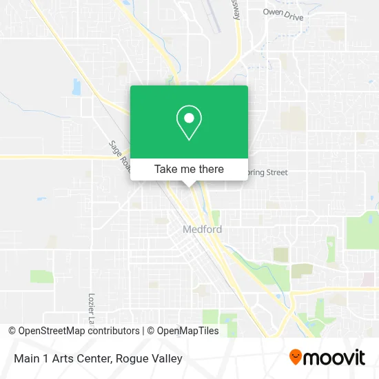 Main 1 Arts Center map