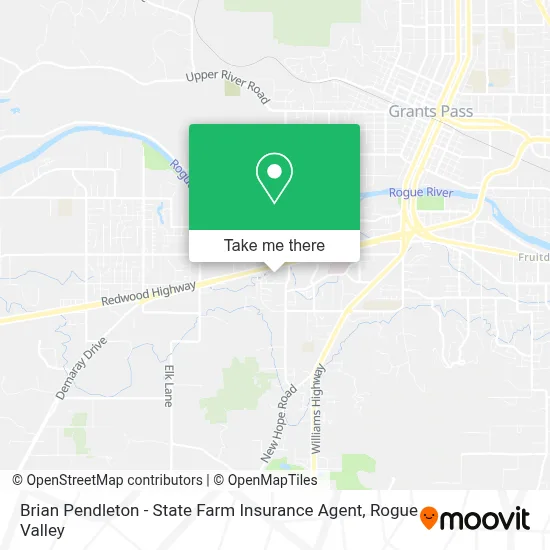 Brian Pendleton - State Farm Insurance Agent map