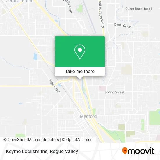 Keyme Locksmiths map