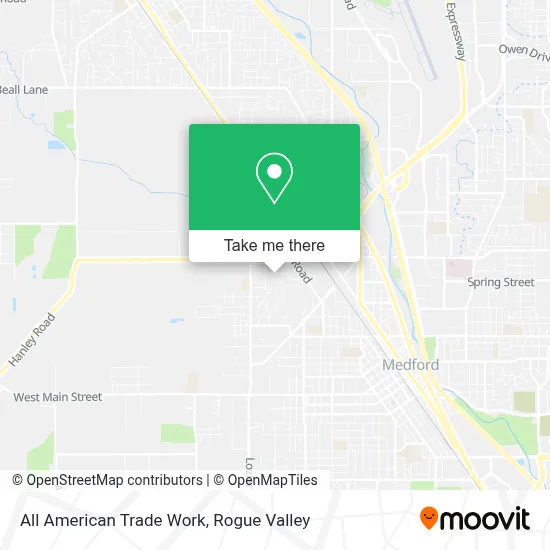 All American Trade Work map