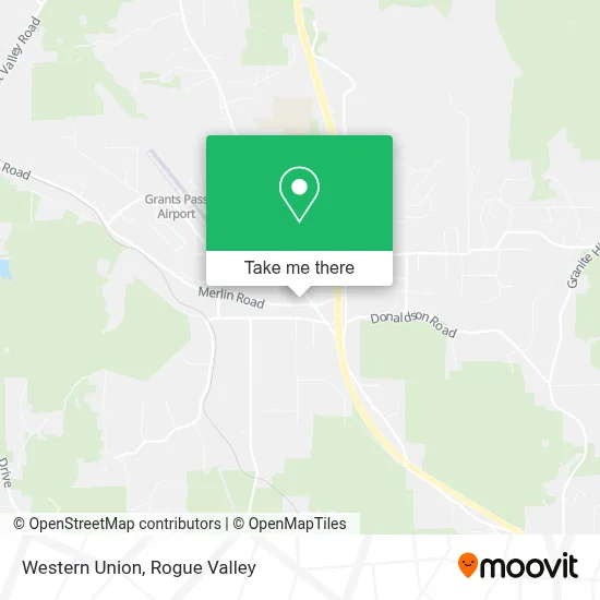 Western Union map