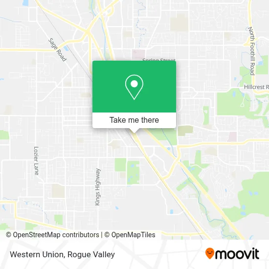 Western Union map