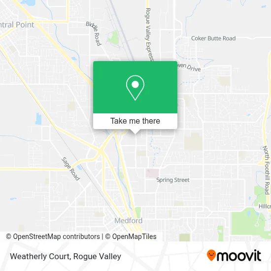 Weatherly Court map