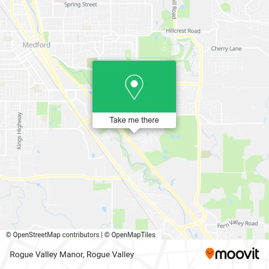 Rogue Valley Manor map