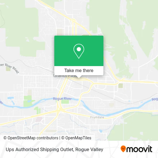 Ups Authorized Shipping Outlet map