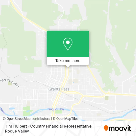 Tim Hulbert - Country Financial Representative map