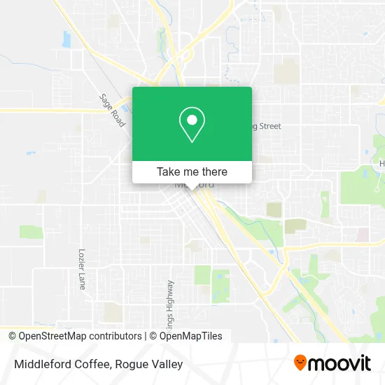 Middleford Coffee map