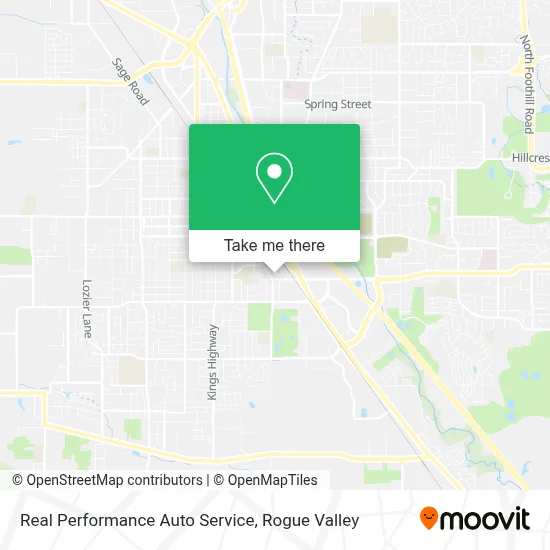 Real Performance Auto Service map