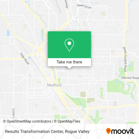 Results Transformation Center map