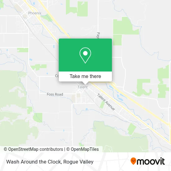 Wash Around the Clock map
