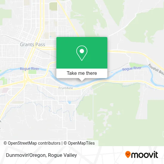 Dunmovin'Oregon map