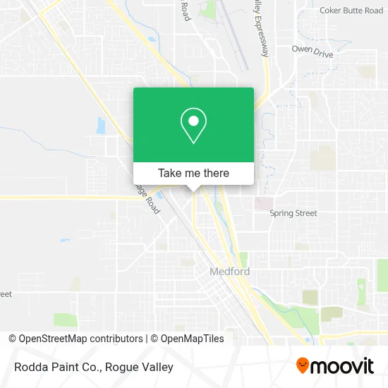 Rodda Paint Co. map