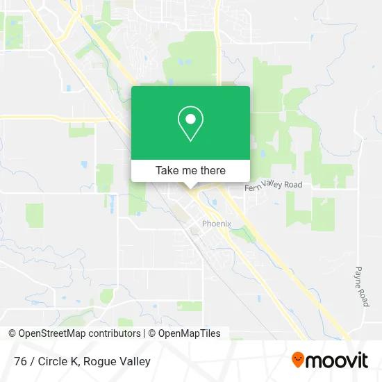 76 / Circle K map