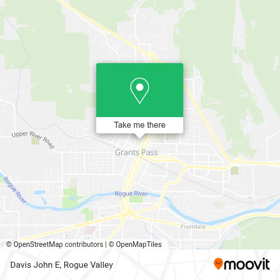 Davis John E map