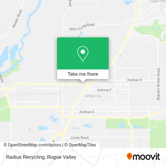 Radius Recycling map