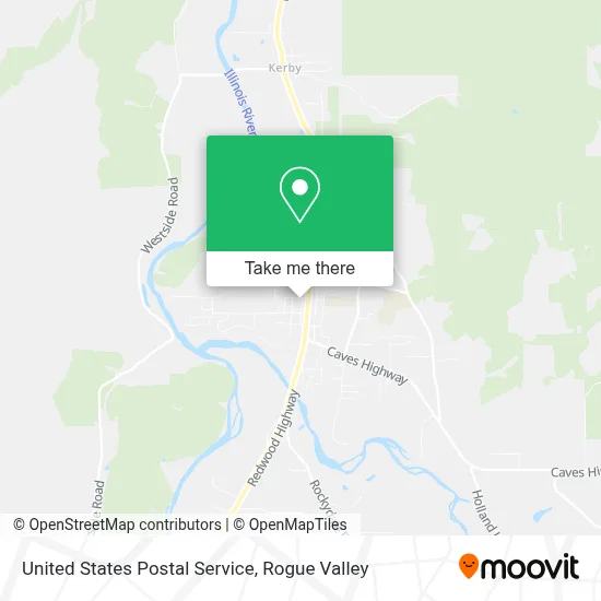 United States Postal Service map
