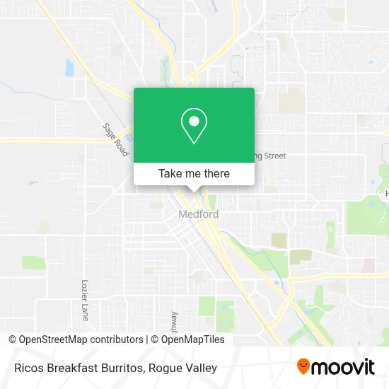Ricos Breakfast Burritos map