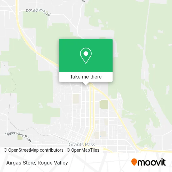 Airgas Store map