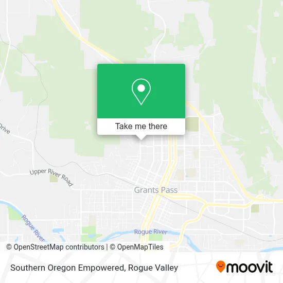 Southern Oregon Empowered map