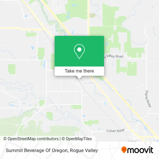 Summit Beverage Of Oregon map