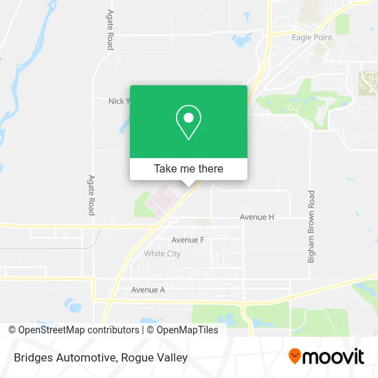 Bridges Automotive map