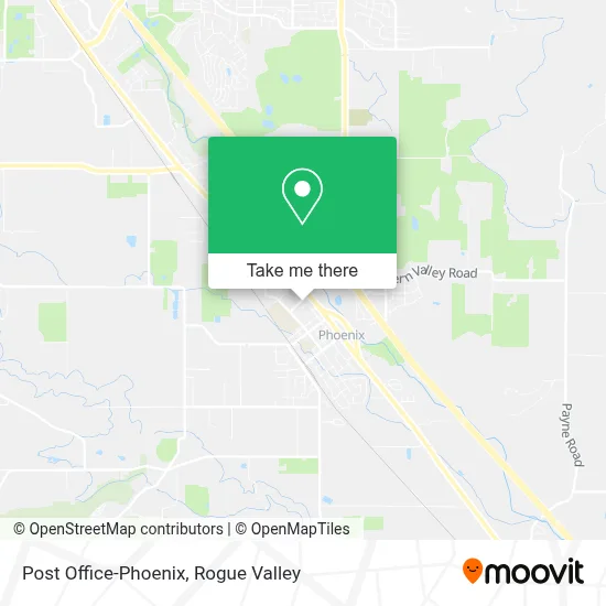 Post Office-Phoenix map