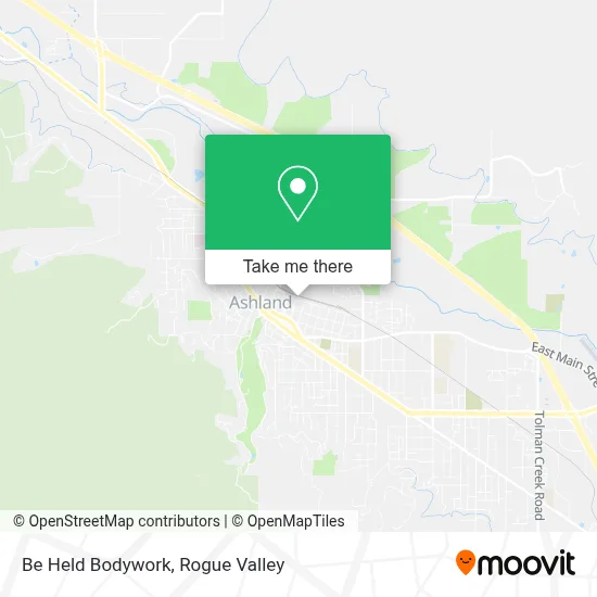 Be Held Bodywork map