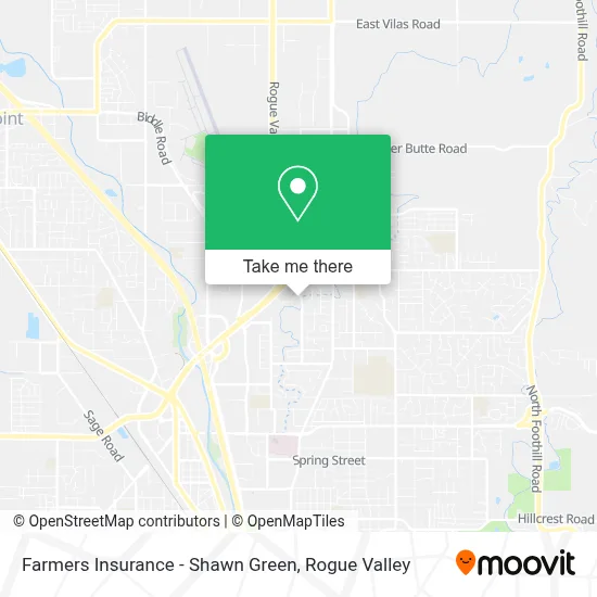 Farmers Insurance - Shawn Green map
